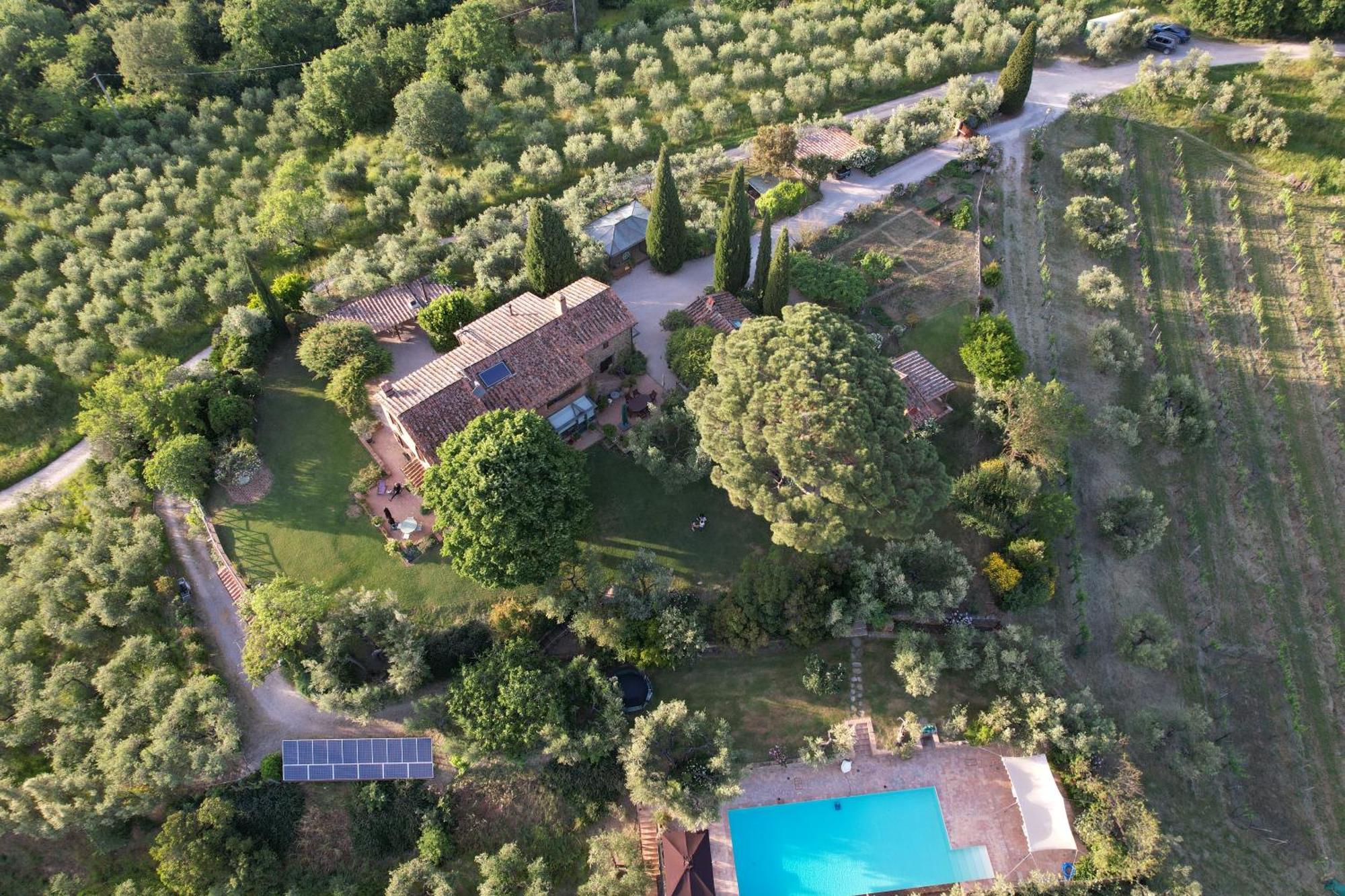 Villa Fontanaro Farm And Culinary School Paciano Exterior foto